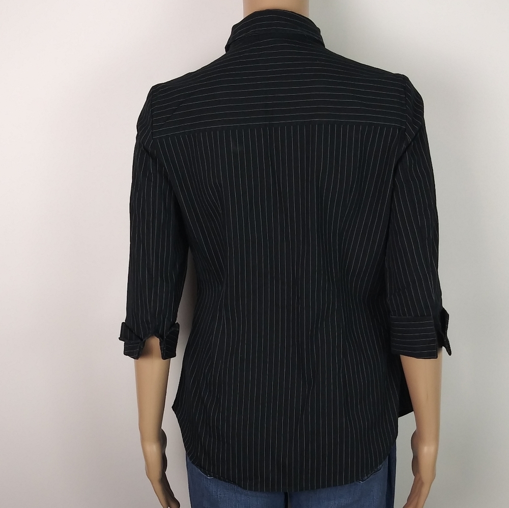 Worthington black button up shirt size 1X - Picture 3 of 3